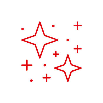 Glitzernde Sterne