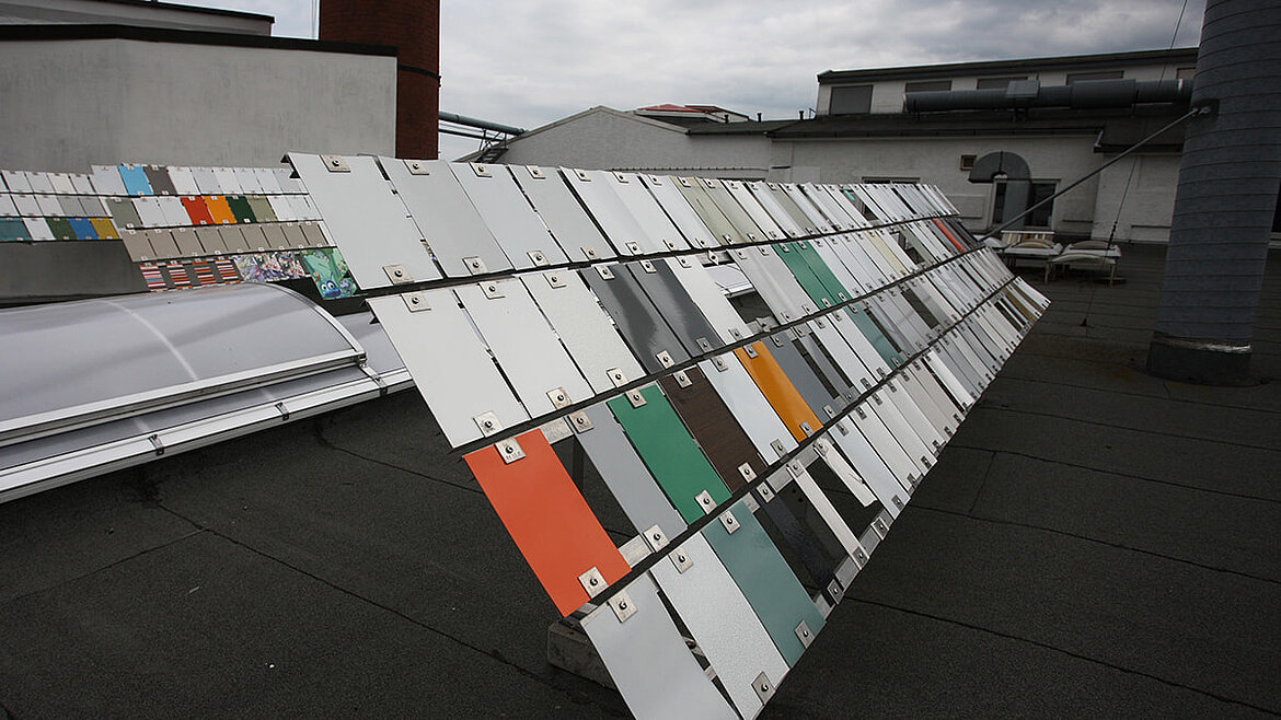 Freibewitterung GFK-Platten