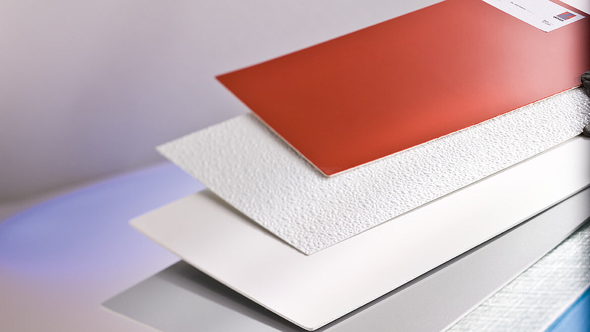 GFK-Platten und Kunsststoffplatten als Produktmuster