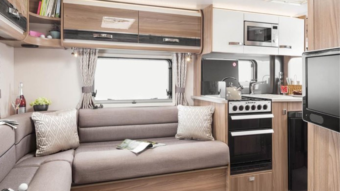 Sitzbank im Caravan