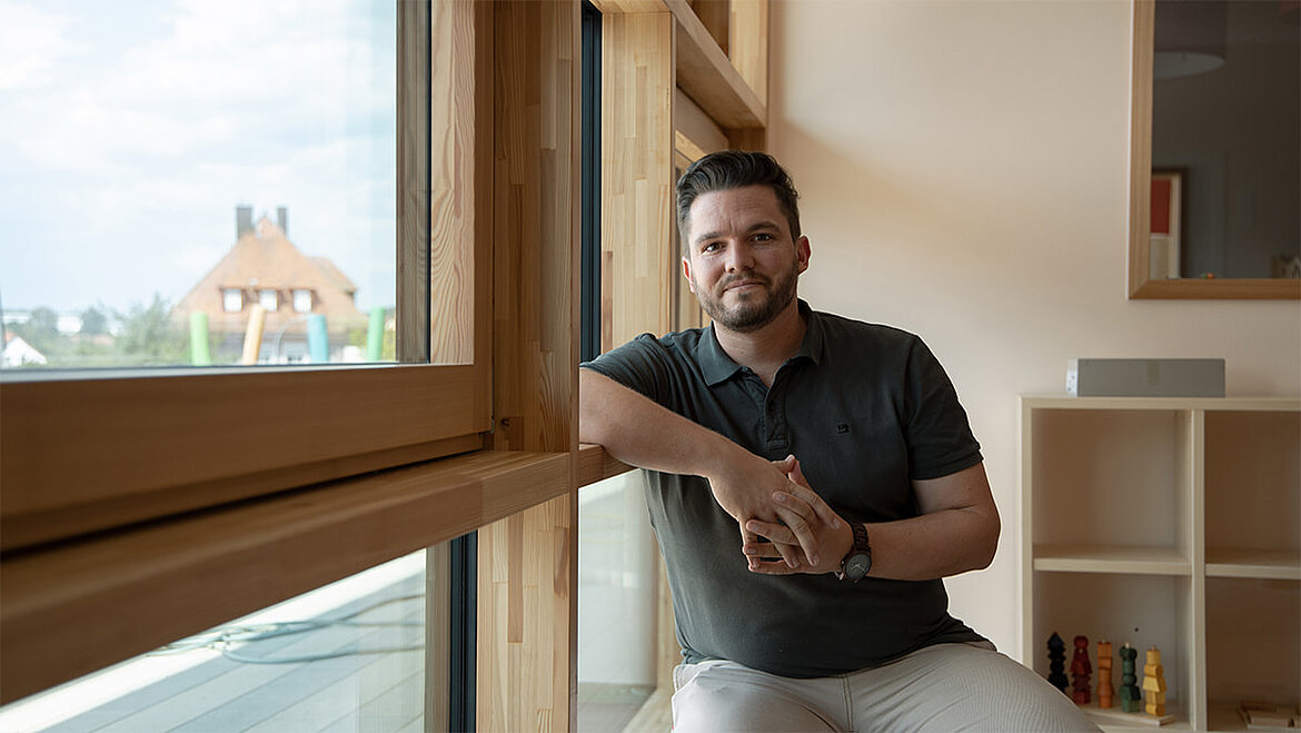 Manuel Wohlrab in der LamiKita Manuel Wohlrab | insights by LAMILUX