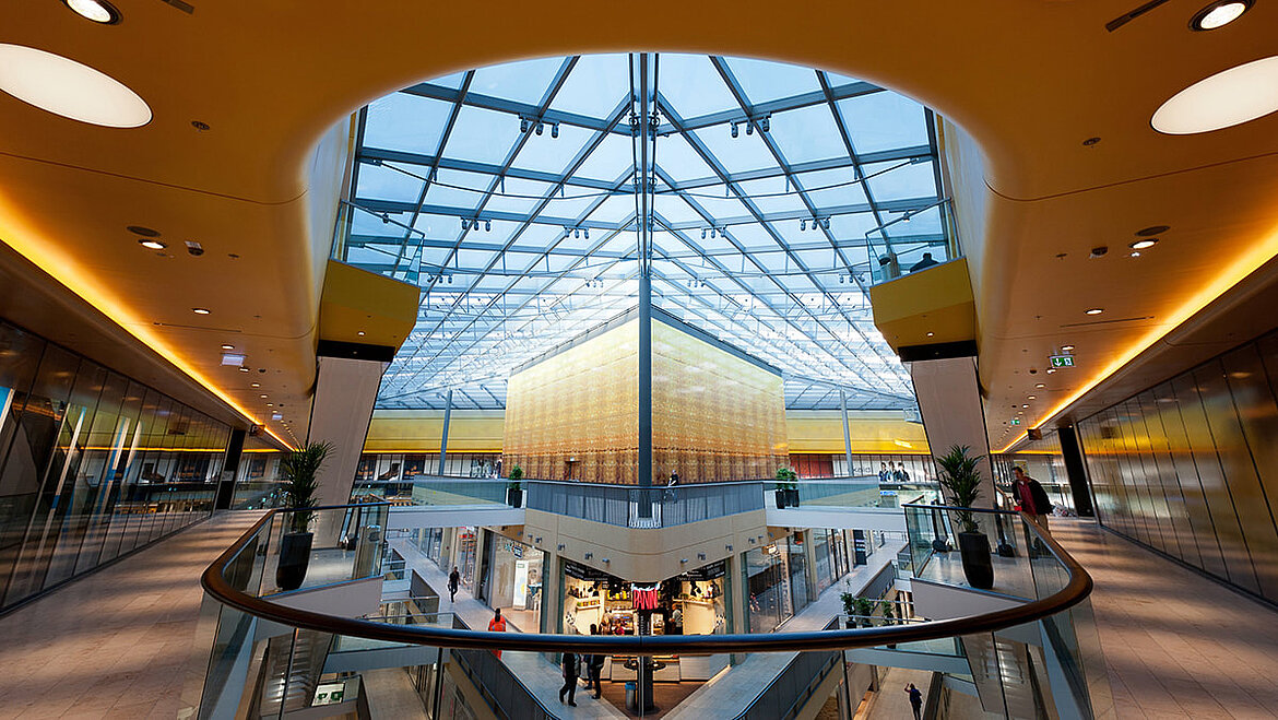 Thier Galerie Dortmund Thier Galerie in Dortmund Innenansicht | insights by LAMILUX